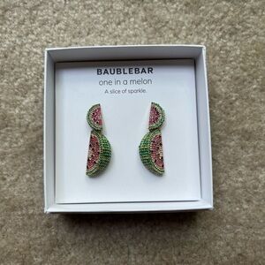 BaubleBar Watermelon Earrings NIB